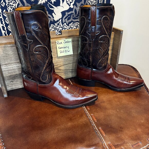 Lucchese Handmade Classics Brown Cowboy Boots in men\'s size 11EE/11.5D main image 9